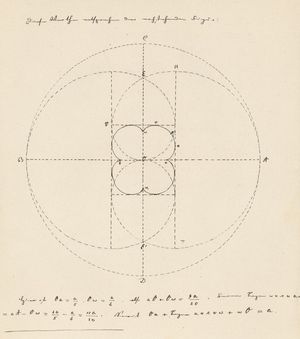 Geometrische Zeichnung.
