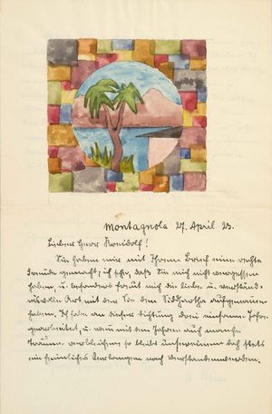 Aquarell von Ernst Kreidolf.